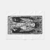Saint Michael The Archangel Defeating Satan Christ Fleecedecke (Vorderseite (Horizontal))