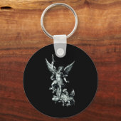 Saint Michael The Archangel Defeating Satan Christ Schlüsselanhänger (Vorderseite)