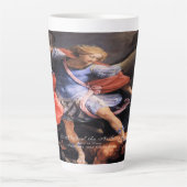 Saint Michael The Archangel Quis ut Deus Milchtasse (Vorderseite)
