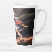 Saint Michael The Archangel Quis ut Deus Milchtasse (Rechts)