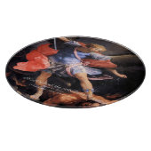 Saint Michael The Archangel Quis ut Deus Schneidebrett (Ecke)