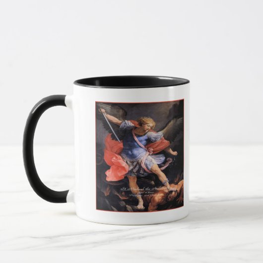 Saint Michael The Archangel Quis ut Deus Tasse (Links)