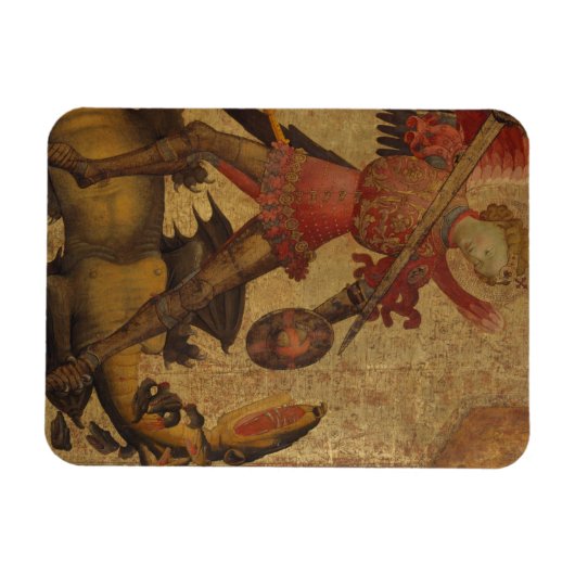Saint Michael und der Drache Magnet (Horizontal)