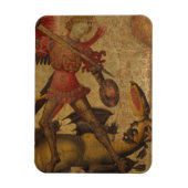 Saint Michael und der Drache Magnet (Vertikal)