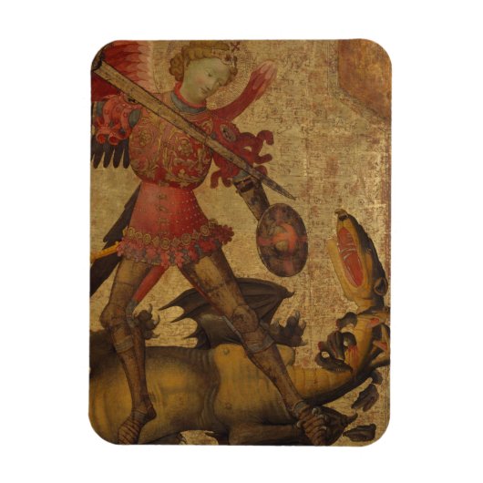 Saint Michael und der Drache Magnet (Vertikal)