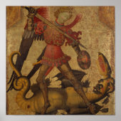Saint Michael und der Drache Poster (Vorne)