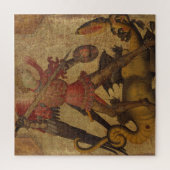 Saint Michael und der Drache Puzzle (Vertikal)
