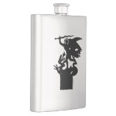 Saint Michael und Dragon Flachmann (Rechts)