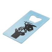 Saint Michael und Dragon Geldbeutel Flaschenöffner (Vorderseite Schrägansicht)