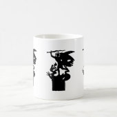 Saint Michael und Dragon Kaffeetasse (Mittel)
