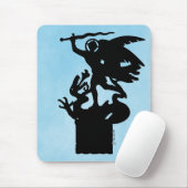 Saint Michael und Dragon Mousepad (Mit Mouse)