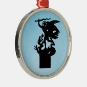 Saint Michael und Dragon Ornament Aus Metall (Rechts)