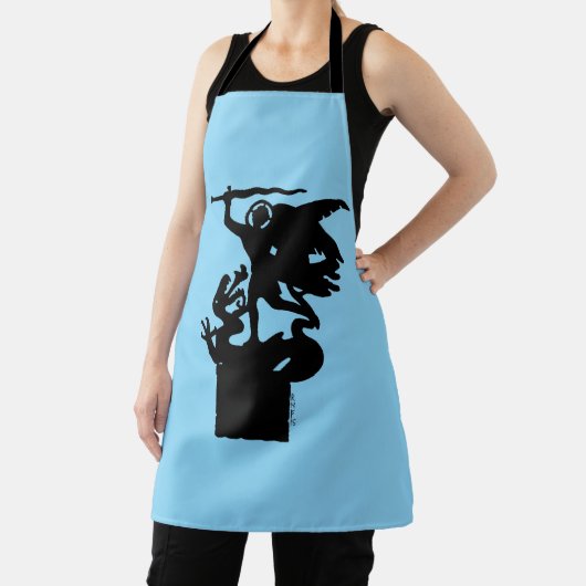 Saint Michael und Dragon Schürze (InSitu)