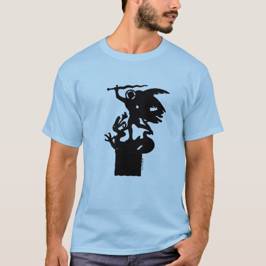 Saint Michael und Dragon T-Shirt (Vorderseite)