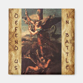 SAINT MICHAEL VANGUISHING SATAN MAGNET (Vorne)