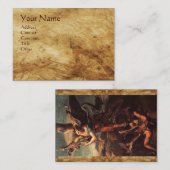 SAINT MICHAEL VANGUISHING SATAN VISITENKARTE (Vorne/Hinten)