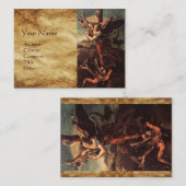 SAINT MICHAEL VANGUISHING SATAN VISITENKARTE (Vorne/Hinten)