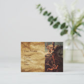 SAINT MICHAEL VANGUISHING SATAN VISITENKARTE (Stehend Vorderseite)