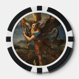 Saint Michael Vanquishing Satan Pokerchips
