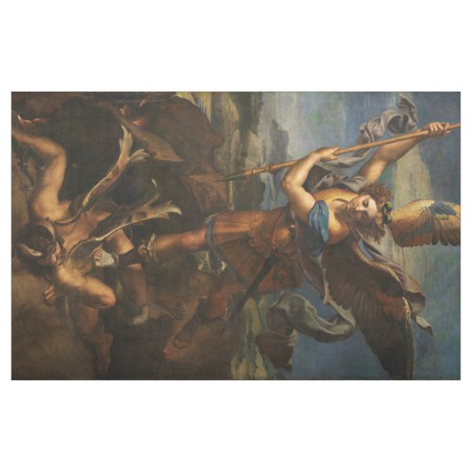 Saint Michael Vanquishing Satan Stoff (Yard (91,4 cm))