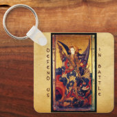 Saint Michael Vanquising the Devil Schlüsselanhänger (Vorderseite)