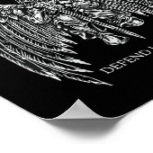 Saint Michael verteidigt uns im Kampf Poster (Ecke)