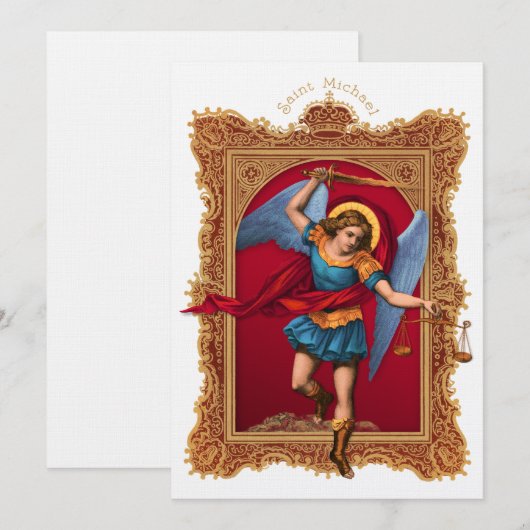 Saint Michael, Verteiend Us Einladung (Vorne/Hinten)