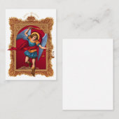 Saint Michael, Verteiend Us Visitenkarte (Vorne/Hinten)