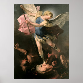 Saint Michael von Giordano Poster