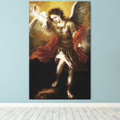 Saint Michael von Murillo Leinwanddruck (Insitu (Holzboden))
