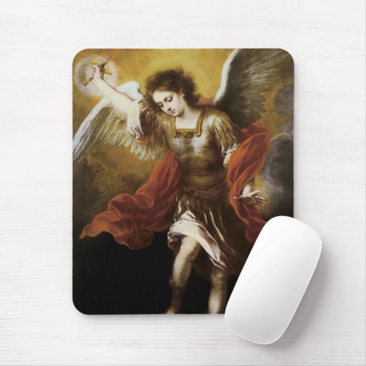 Saint Michael von Murillo Mousepad (Mit Mouse)