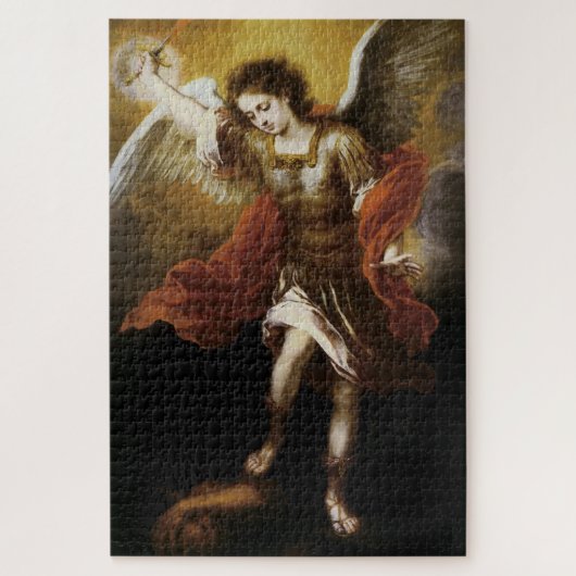 Saint Michael von Murillo Puzzle (Vertikal)