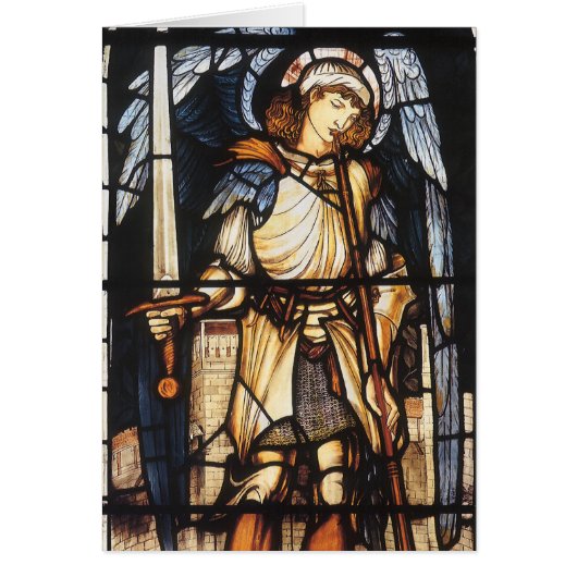 Saint Michael von Sir Edward Coley Burne-Jones (Vorne)