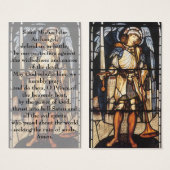 Saint Michael von Sir Edward Coley Burne-Jones (Vorne & Hinten)