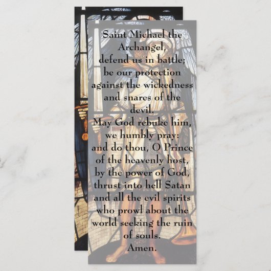 Saint Michael von Sir Edward Coley Burne-Jones (Vorne/Hinten)