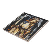 Saint Michael von Sir Edward Coley Burne-Jones Fliese (Seite)
