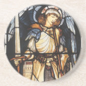 Saint Michael von Sir Edward Coley Burne-Jones Getränkeuntersetzer (Vorne)