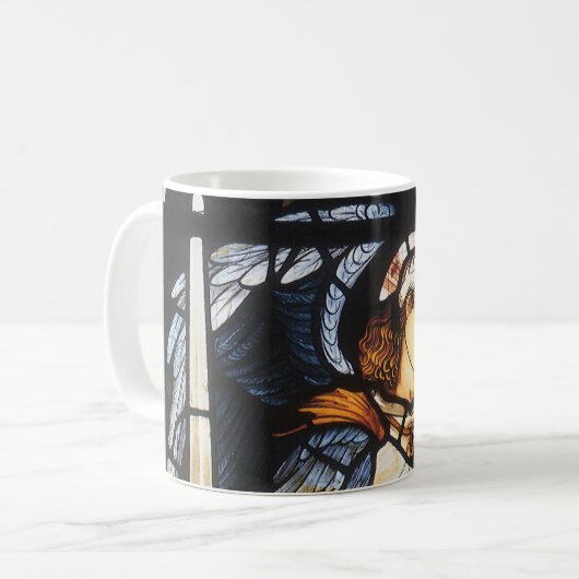 Saint Michael von Sir Edward Coley Burne-Jones Kaffeetasse (Vorderseite Links)
