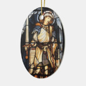 Saint Michael von Sir Edward Coley Burne-Jones Keramikornament (Links)
