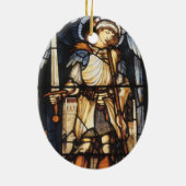 Saint Michael von Sir Edward Coley Burne-Jones Keramikornament (Hinten)