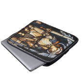Saint Michael von Sir Edward Coley Burne-Jones Laptopschutzhülle (Vorne Knopf)