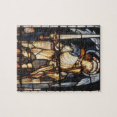 Saint Michael von Sir Edward Coley Burne-Jones Puzzle (Horizontal)