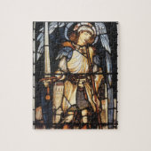 Saint Michael von Sir Edward Coley Burne-Jones Puzzle (Vertikal)