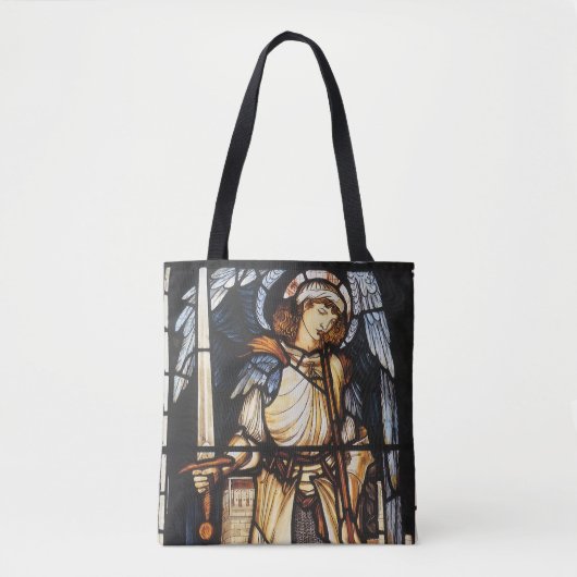 Saint Michael von Sir Edward Coley Burne-Jones Tasche (Vorderseite)
