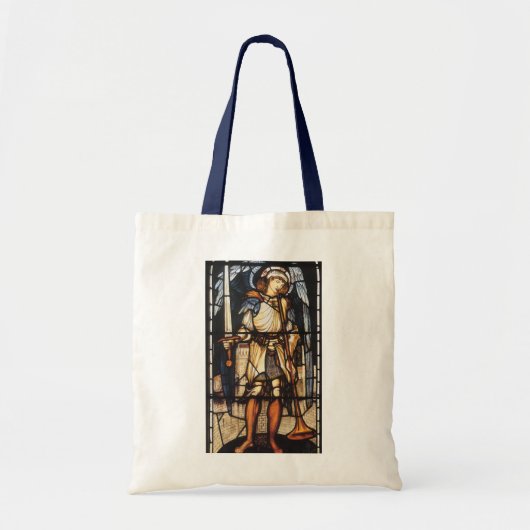 Saint Michael von Sir Edward Coley Burne-Jones Tragetasche (Vorne)