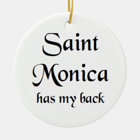 saint monica coffee mug keramik ornament (Vorne)
