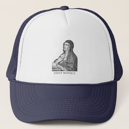 Saint Monica Truckerkappe (Vorderseite)