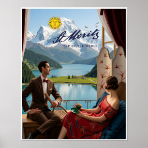 Saint Moritz Plakat