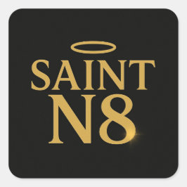 Saint N8 Quadratischer Aufkleber