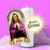 Saint Nancy Pelosi Gebet Candle Aufkleber